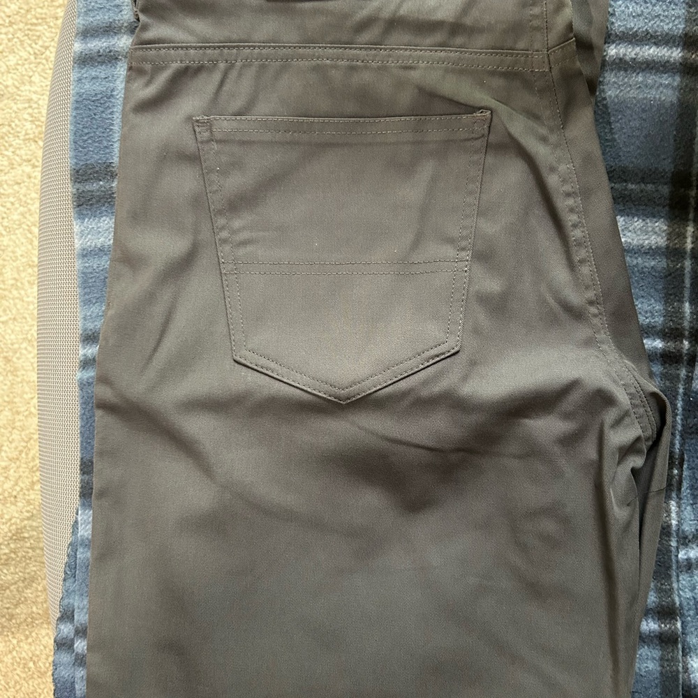 Gray Casual Pants